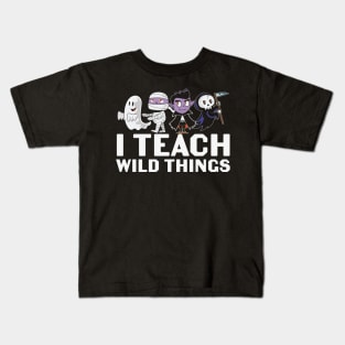 I Teach Wild Things Kids T-Shirt